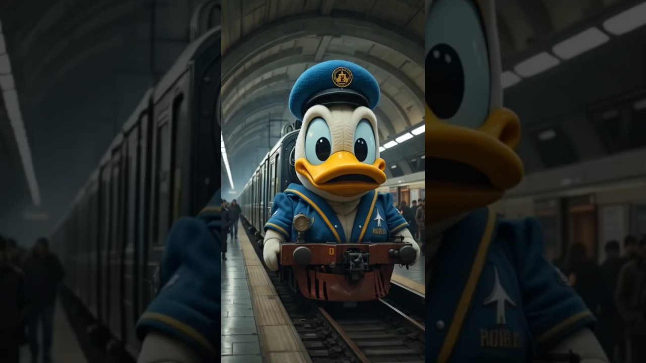 Donald Duck themed trains🥳😁😯,