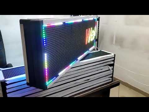 Double sided 3*1 RGB Scrolling Board