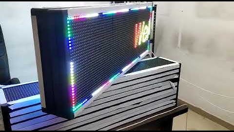 Double sided 3*1 RGB Scrolling Board