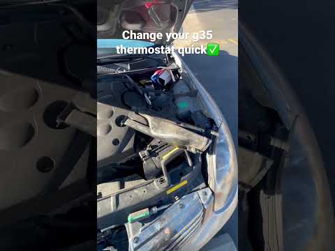 Change your thermostat in 1 minute! (Infiniti G35)