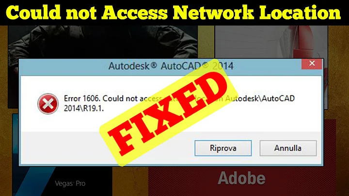 [SOLVED] Error Could Not Access Network Location Problem