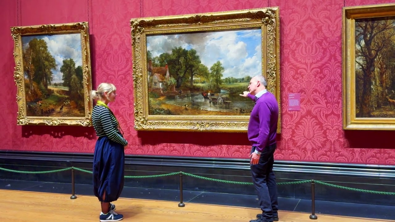 The Haywain by John Constable in The National Gallery - YouTube
