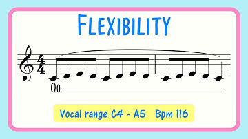 Vocal Flexibility Exercise  3 Note Scale X 3