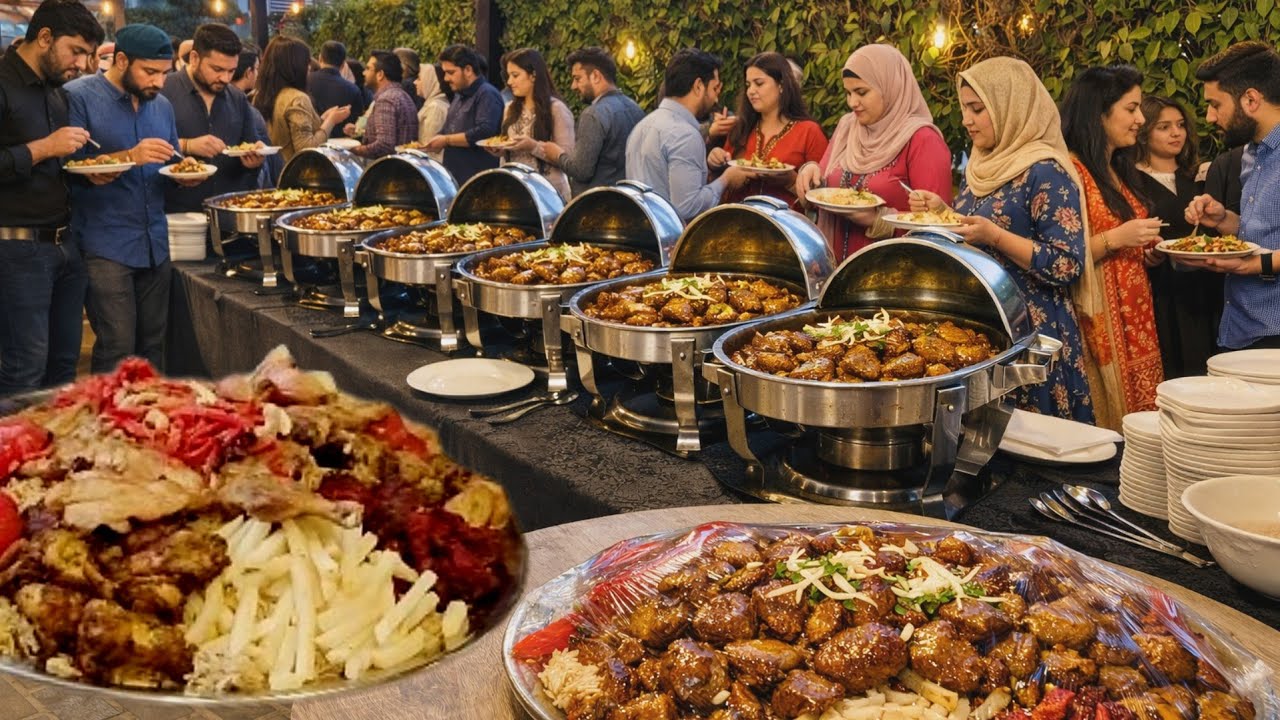 Cheapest Ramadan Buffet Street Food in Gujranwala 🇵🇰 | Unlimited Desi Food Under Budget 🔥Rs 1999