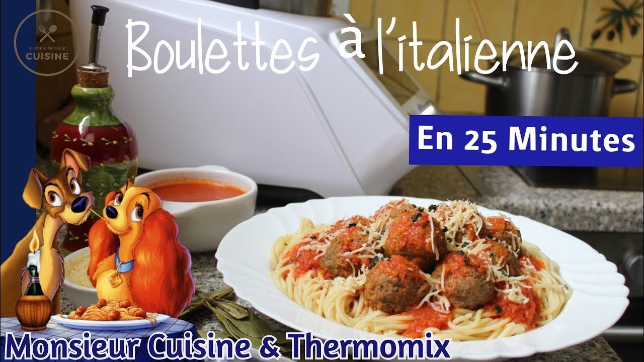 Recette Boulettes Sauce Tomate Monsieur Cuisine Thermomix