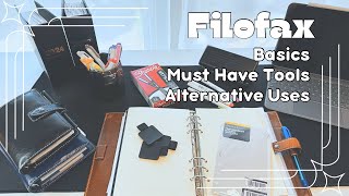 Filofax is for everyone! Basic planner tools and alternative uses for ring bound systems