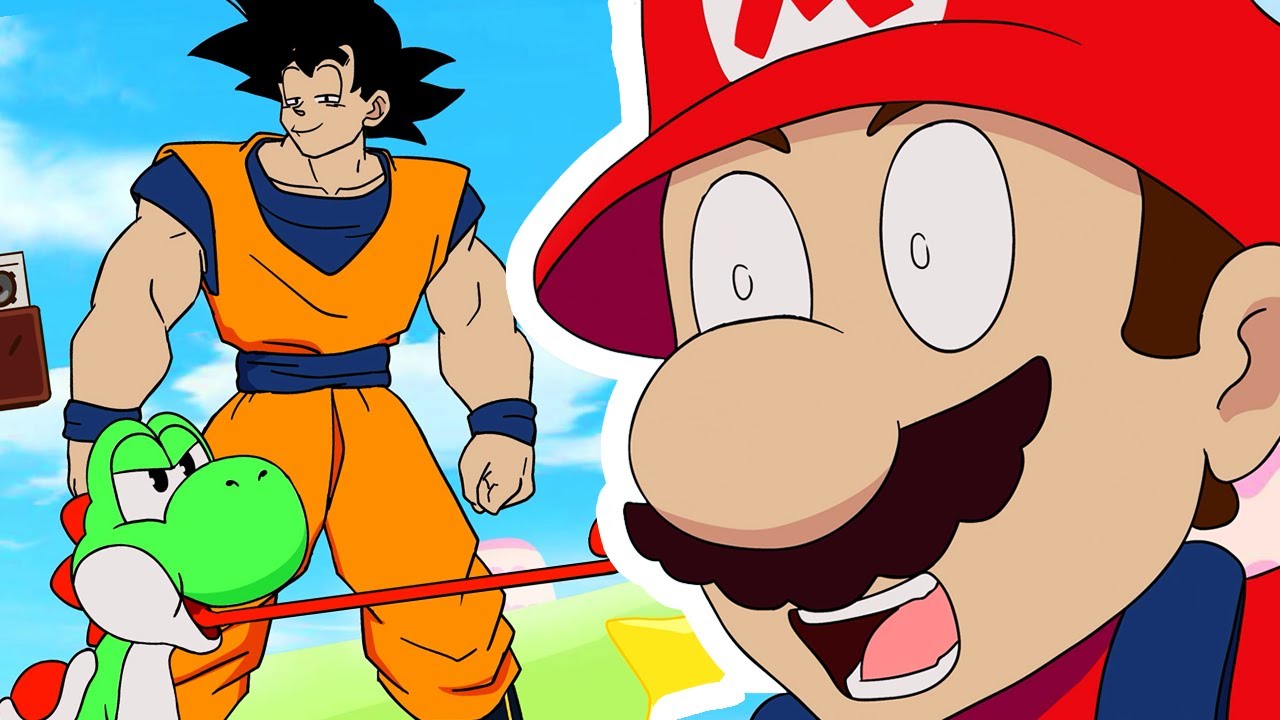 Goku vs Mario RAP BATTLE!