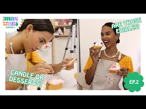 #ImanTries: Season 2 - Episode 2 - Dessert Candle Making at Chueok Fragrances