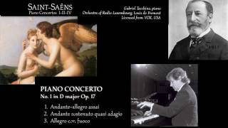 Camille Saint Saëns: Piano concerto No. 1 in D Major, Op. 17, Gabriel Tacchino