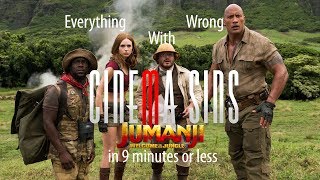 Everything Wrong With CinemaSins: Jumanji Welcome to the Jungle in 9 Minutes or Less