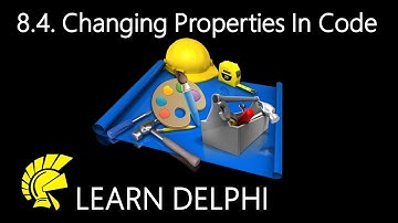 Learn Delphi Programming | Unit 8.4 | Changing Properties In Delphi Code