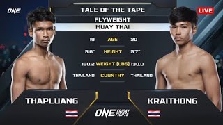 THAPLUANG🇹🇭VS🇹🇭KRAITHONGဘောနပ်350000ရတဲ့ပွဲ