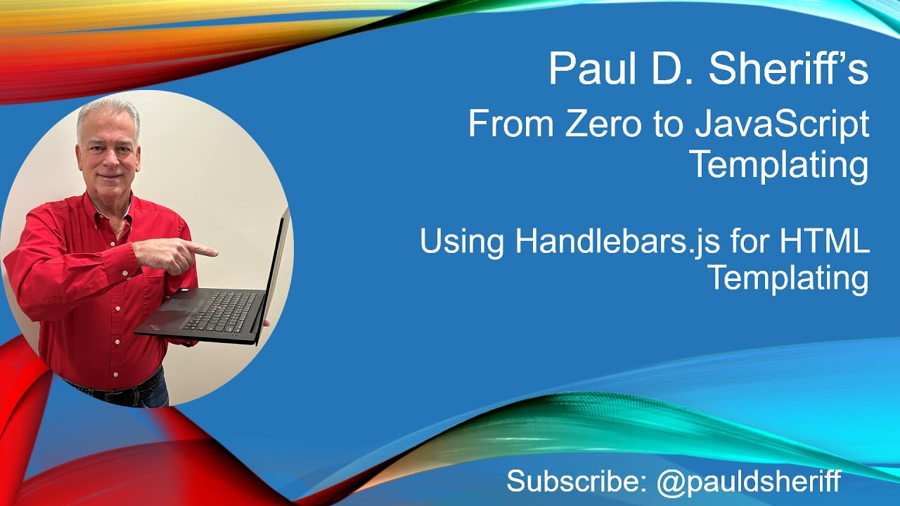 Lesson 4: Using Handlebars.js for HTML Templating - YouTube