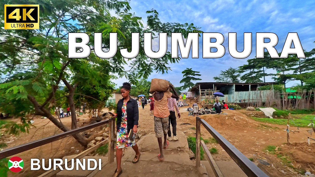 Бужумбура – Прогулка по Buyenzi: рынки, улицы и повседневная жизнь | Бурунди 🇧🇮 дек 2025 [4K]