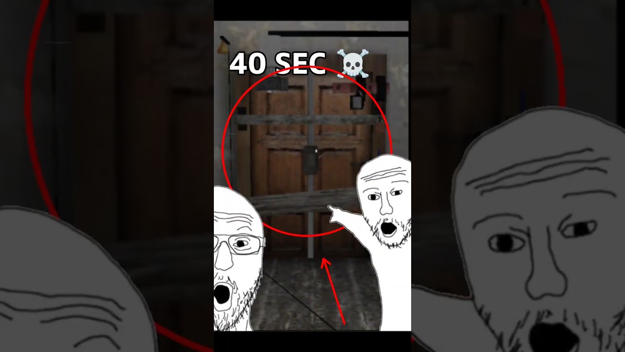 40 sec☠️ door ending extreme mode 