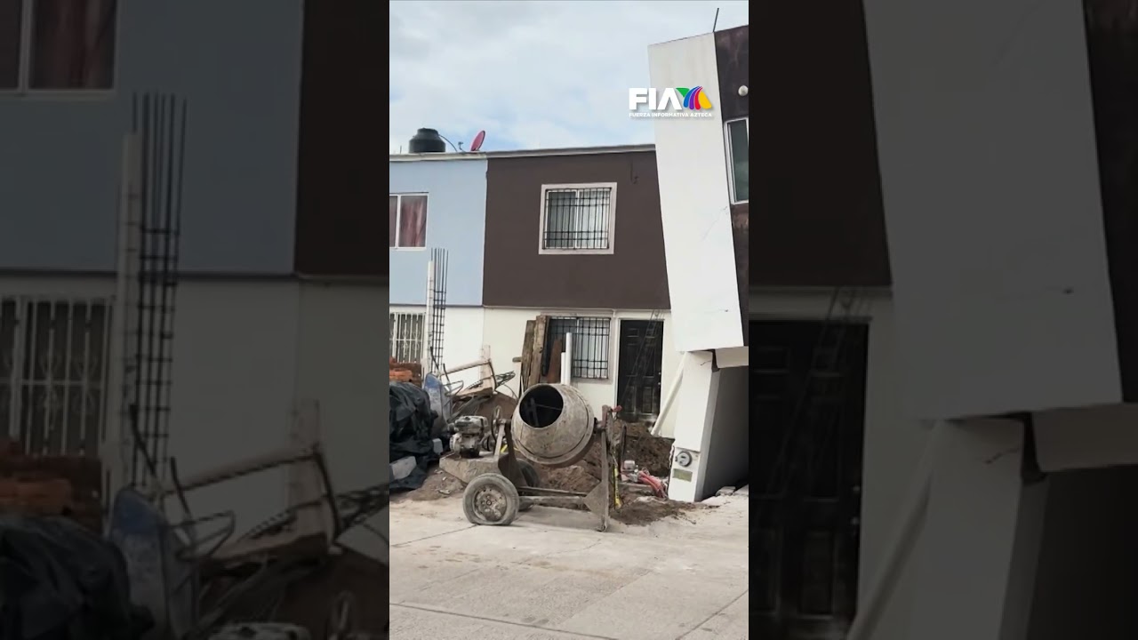 Vivienda al borde del colapso tras excavaci&oacute;n en fraccionamiento de Durango