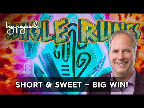 Jungle Runes Slot - BIG WIN BONUS - SHORT & SWEET!