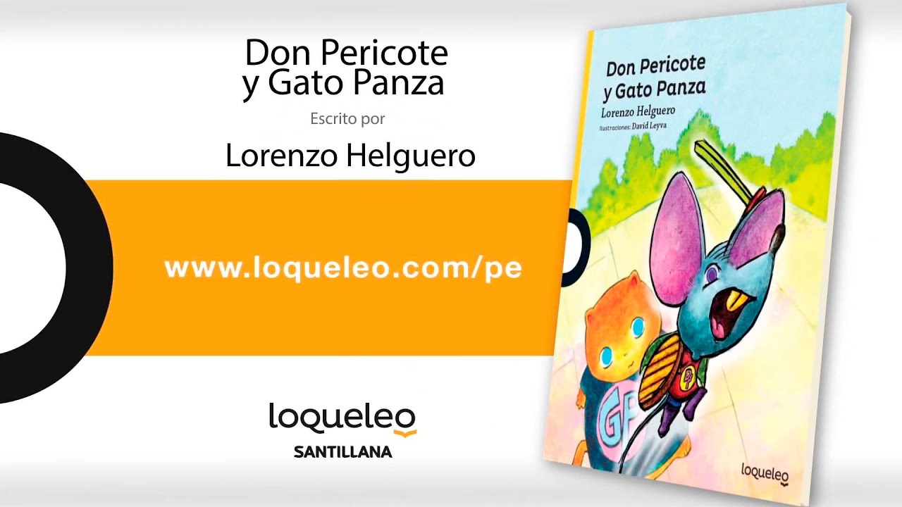 Booktrailer: Don Pericote y el gato Panza, de Lorenzo Helguero - YouTube