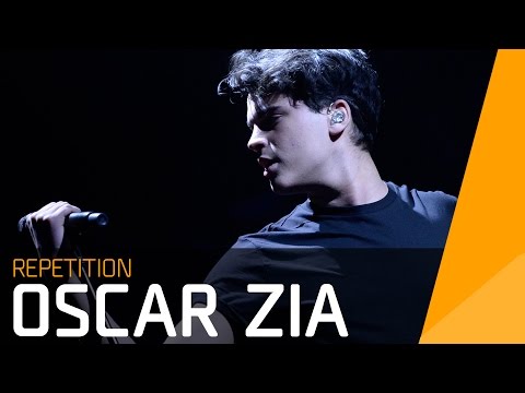 Oscar Zia - Human | Smygtitta på hans rep inför Melodifestivalen 2016