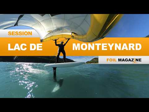 WINGFOIL Session at Foil Attitude Early Bird 1690 at Lake Monteynard