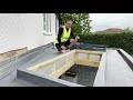 How to install a frameless skylight  sarisextensions