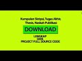 DOWNLOAD SKRIPSI LENGKAP | "referensi" | LANGSUNG WISUDA | Tutorial Ngantuk