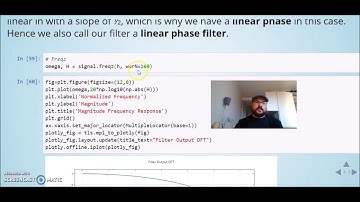 Multirate Signal Processing: 03 Frequency Response  - 14 Python FreqZ Function