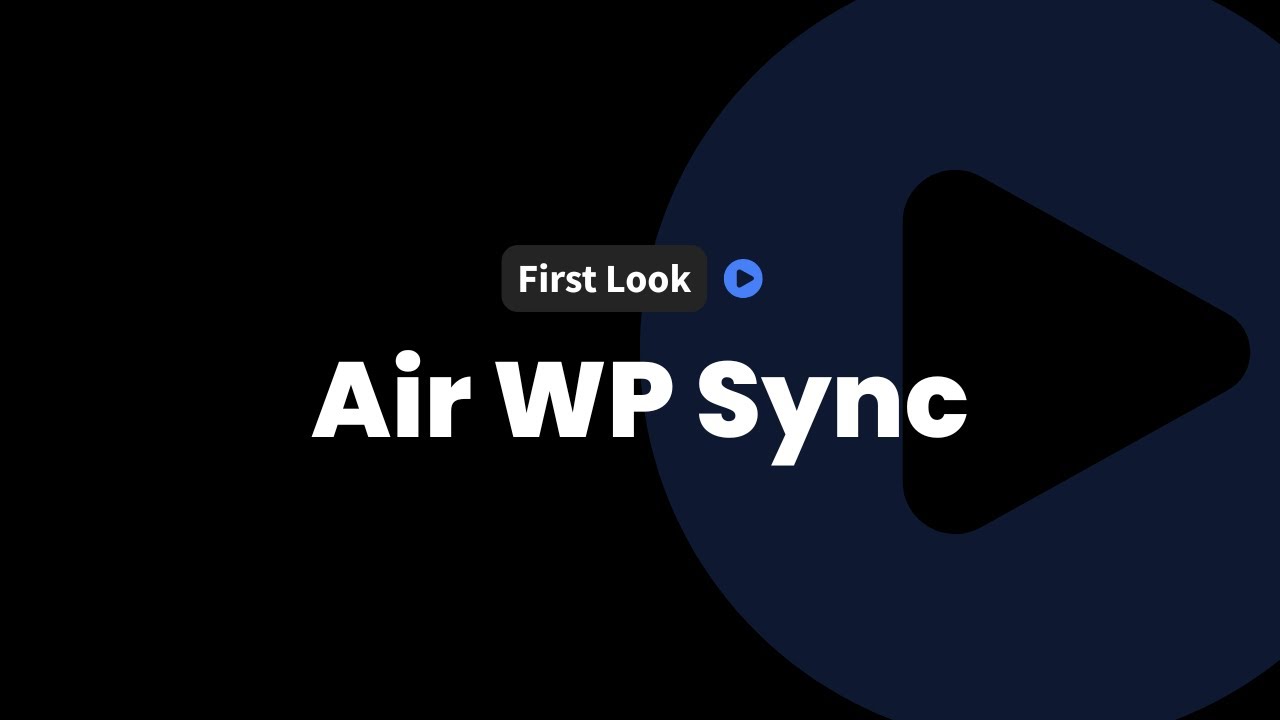 InfluenceWP - First Look - Air WP Sync - YouTube