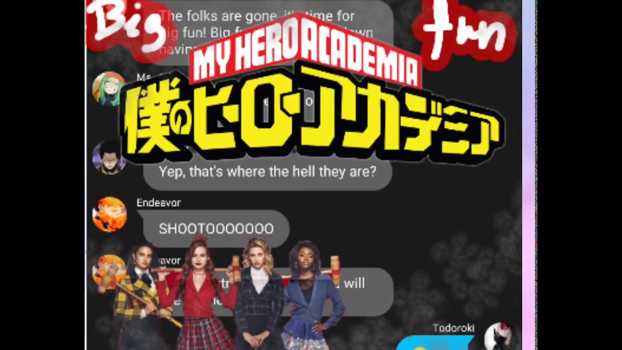 big fun || lyrics prank on pro heroes || dekusquad & bakusquad (-sero) ||mha/bnha