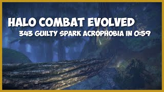 [World Record] Halo Combat Evolved // 343 Guilty Spark - 0:59 | Acrophobia