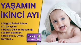 Yaşamın İkinci Ayı Aşılar Sağlıklı Bebek İzlemi Gelişim Takibi Alarm Bulguları 