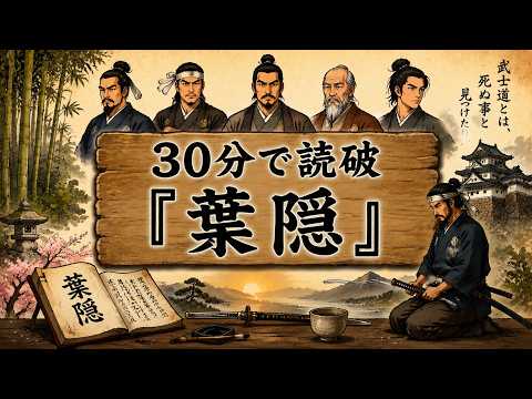「武士道とは死ぬこと」は完全な誤解！『葉隠』が伝える、組織に囚われない生き方