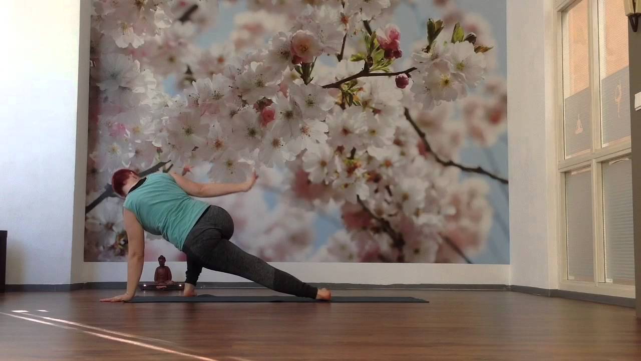 Flow moon salutation created by Shiva Rea, presented by Katri