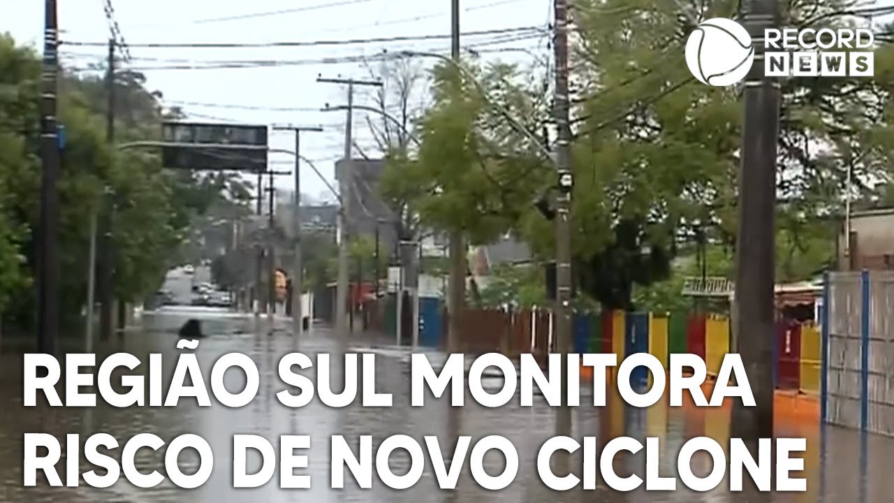 Rio Grande do Sul monitora risco de novo ciclone