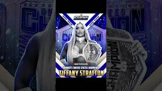 and the new wwe womens united states champion #tiffanystration #wwesmackdown