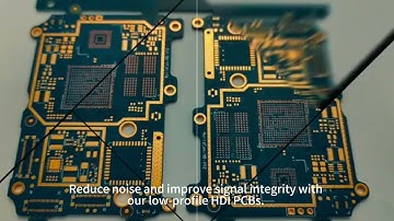 Reduce noise and improve signal integrity with our low-profile HDI PCBs. #hdipcb #pcb