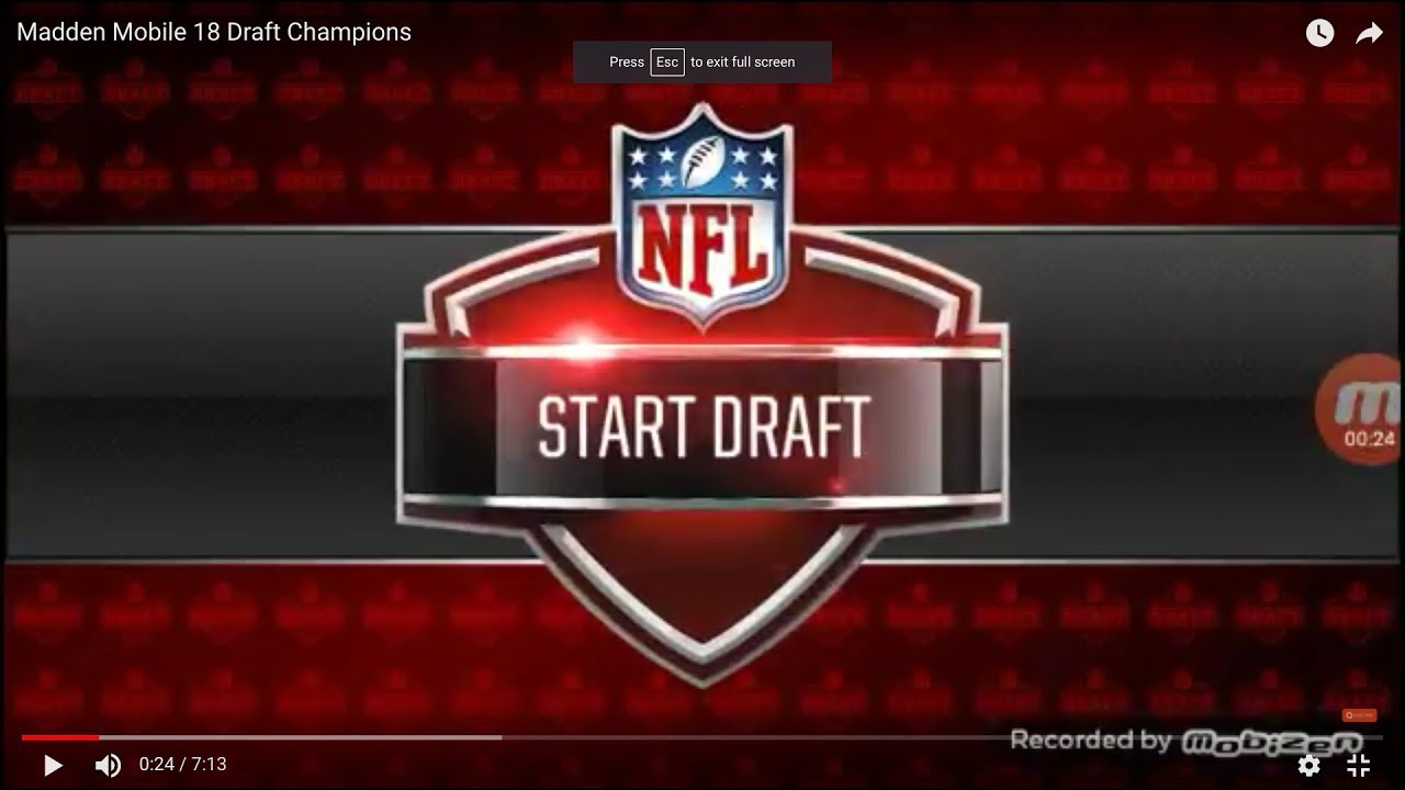 Madden Mobile 18 Draft Champions