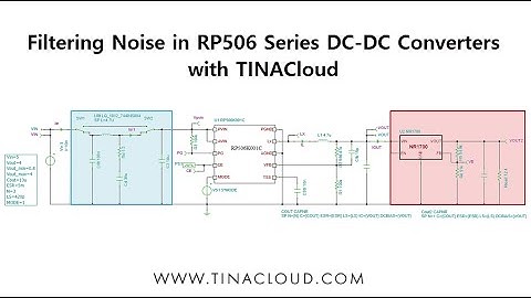 Filtering Noise in RP506 Series DC-DC Converters with TINACloud