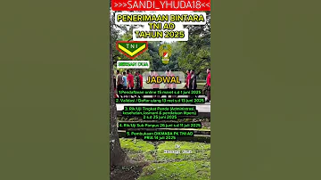 Informasi Pendaftaran BINTARA TNI TA 2025 Information Penerimaantni Bintara Tnihits Tnikeren 