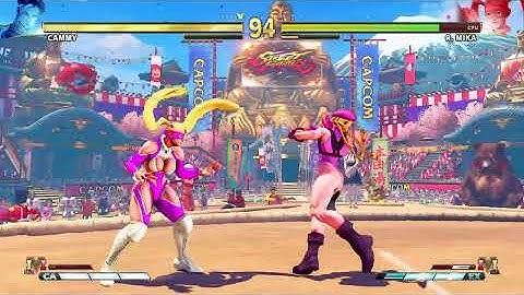 STREET FIGHTER V Cammy vs R Mika