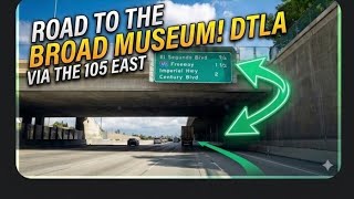 Morning Commute to The Broad: 105 East to DTLA (Silent POV)