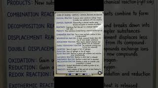 Class 10 Science: Chapter 1 All Definitions in One Shot! 📝 🧪 #Class10#ExpGyani #ScienceNotes