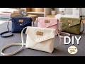 Fast &amp; Easy DIY Canvas Crossbody Bag | Cute and Compact