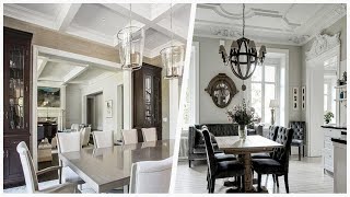 75 Victorian Gray Dining Room Design Ideas You'll Love 🌈