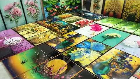 0988.745.140|Tranh decor phủ tráng gương pha lê cao cấp HiệPLong