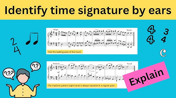 Identify time signature by ears explained | Guidelines and exercises | No mid-roll ads lecture