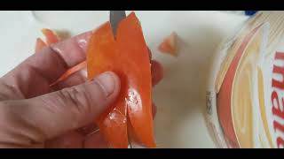 How to make tomato butterfly 🦋