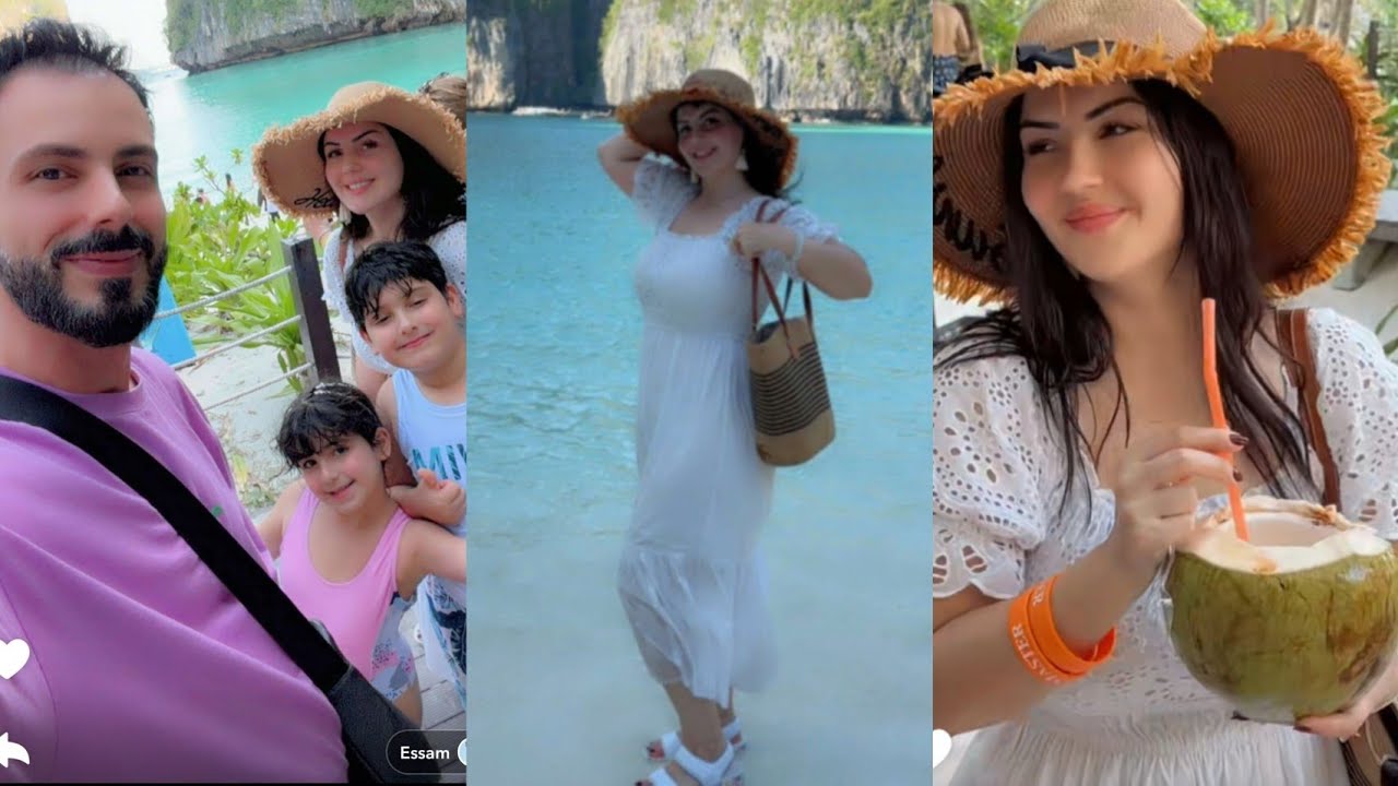 نور وعصام 🔥 وصلنا على جزيرة مايا بتش وفعاليات وسباحة وأجواء خرافية فعلاً مناظر  بتجنن 