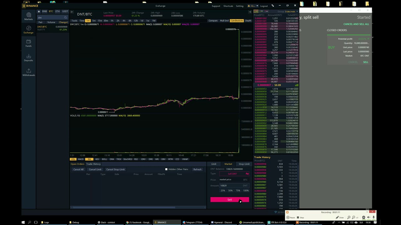 Binance Pump jtrBot | Big Pump Signal | 24.03.2018