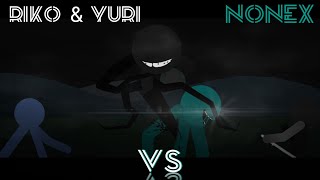 Duel #2 - Riko & Yuri vs Nonex (sticknodes)